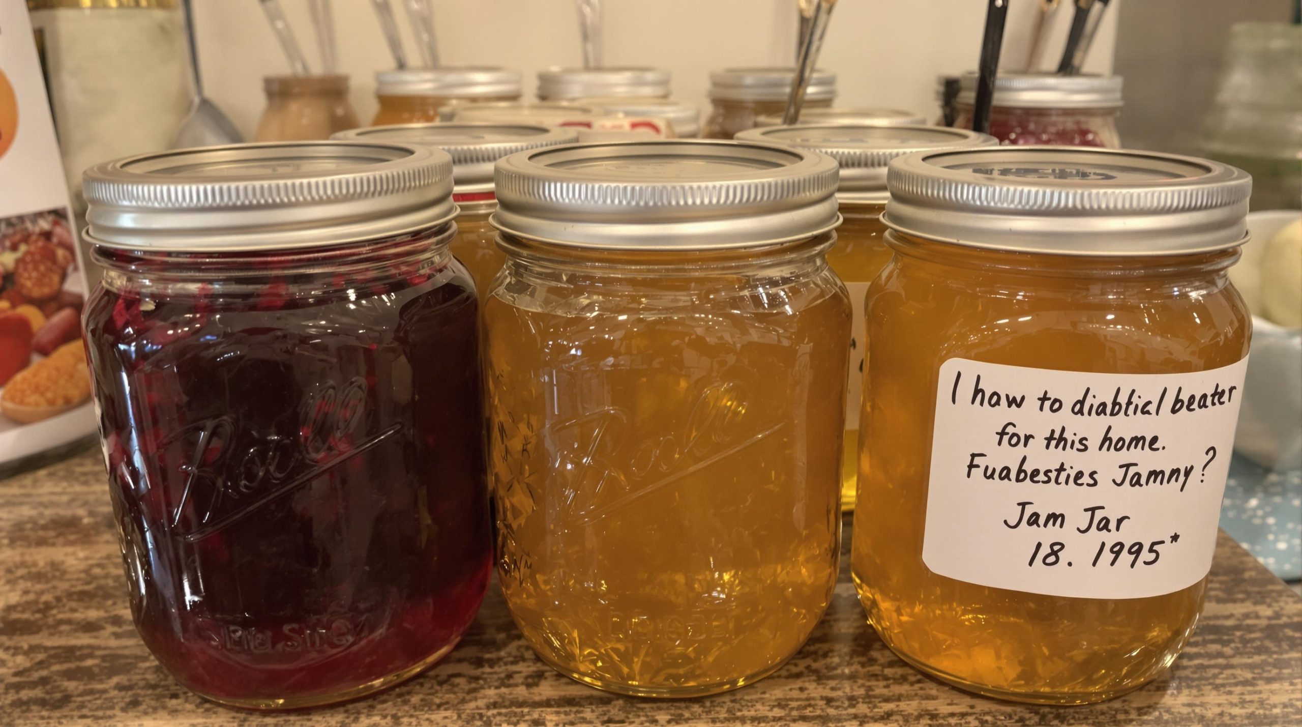 Confiture sans sucre pour diabétiques